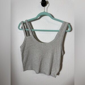 Abercrombie & Fitch Light Gray Tank Top